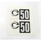Aufkleber Satz C50 Seitendeckel Verkleidung für Zündapp C50 MG00083376