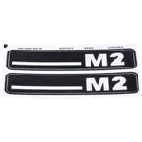 Aufkleber Satz MOGA 2 Stück 105mm x 21mm für Hercules M MG00083390