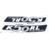 Sticker set MOGA 2 pieces 160mm x 40mm for Hercules K 50 RL Electronic MG00083413