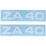 Sticker set MOGA 2 parts wide approx. 95mm high 17mm for moped mokick MG00083444