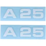 Aufkleber Satz MOGA 2 teilig Breit 74mm Hoch 17mm für Mofa Mokick MG00083446
