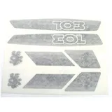 Sticker set 8 pieces gray for Peugeot 103 moped moped MG00083483