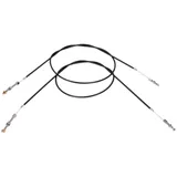 Schaltzug Set 2 Stück Schwarz für Kreidler Flory MF 20, 22, Zündapp MG00084303