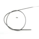 Gaszug Grau MOGA Aussen Hülle Länge 1160mm Innenzug 1240mm Farbe für Mofa Moped MG00084970