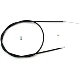 Kaltstartzug MOGA Aussen Hülle Länge ca. 1170mm Innenzug 1240mm Farbe Schwarz für Mofa Moped MG00084976