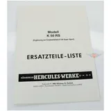 Teilekatalog Ergänzung für Hercules K 50 Super Sport MG00086194