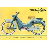 Werbeplakat Victoria 29 cm 42 für Mofa Mokick MG00086456
