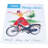 Werbeplakat 50er 60er Jahre für Victoria Vicky L Luxus Moped MG00086466