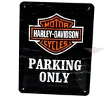 Blech Schild Hoch ca. 200mm breit 150mm Kräftige Farben für Harley MG00086590