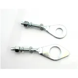 Steel chain tensioner set silver for Honda, CD 50, C 65, 70, 90, 100, 102, CM 91 MG00093237