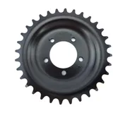 Kettenrad Stahl 32 Zähne 41mm Innendurchmesser 14mm Kröpfung 415 Kettentyp für Ejsot, Sachs H 90 VE, Hercules Mofa 252, MP2, DKW