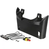 Nummernschildhalter und Kennzeichenbeleuchtung Moto Nostra, Shorty unlackiert für Vespa GTS 125/300 HPE MN4550S