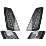 Turn light set front/rear Moto Nostra smoked glass LED with dynamic running light/position light for Vespa GTS 125-300 HPE 2023-