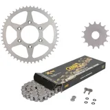 chain kit AFAM XS-Ring extra reinforced 15/49 teeth for Aprilia RX125 08-10 MST-KS-A-186