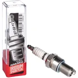 Zündkerze Naraku Iridium 14-R9-LIR (BR9EIX) mit schraubbaren Kerzenstecker Anschluss NK14-R9-LIR