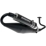 Schalldämpfer Auspuff Naraku Crossover Schwarz Carbon für GY6 139QMB/QMA NK400.01