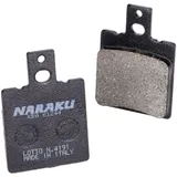 Bremsklötze Bremsbeläge Naraku organisch für Aprilia AF1, RS 125, Keeway, Hyosung Boomer NK430.52