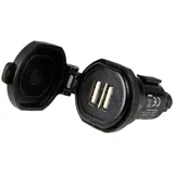 Akku Universal-Batterieladegerät Din-Tech mit 2 USB-Ports - Fast Charge - 2700mA 12/32V OL-38882