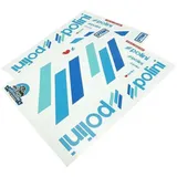 sticker set Polini replica DIN-A2 for dark background P.13672
