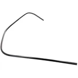 Verkleidung Kantenschutz / Schlitzrohr Beinschild OEM links schwarz für Vespa GT, GTV, GTS Notte PI-1B005779