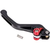 clutch lever / brake lever Puig 3.0 rear adjustable, short - black red PUI230-NR