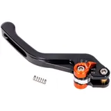 Kupplungshebel / Bremshebel Puig 3.0 hinten einstellbar, kurz - schwarz orange PUI230-NT