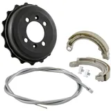 Brake Kit SIP Performance, front, VBB Style for Vespa 125 V1-15, V30-33, VU, VM, VN, VNA, Hoffmann, VNB, ACMA, 150 VL, VB, VBA,