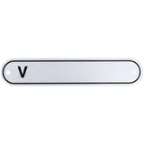Typenschild Fahrgestellnummer V-... für Vespa alle dt. Modelle ´58-´72 45849