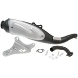 Schalldämpfer Auspuff Turbo Kit TKR für Piaggio, Gilera 50ccm 2T TK005