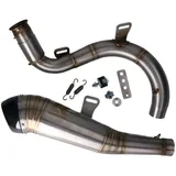 Schalldämpfer Auspuff Turbo Kit GP Line für KTM Duke 125 17- V4T086GP-H3