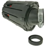 air filter boxed racing 28-35mm 45° carb connection (incl. adapter) red filter, black housing VC18397