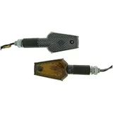 indicator light set M10 thread carbon look Beamer smoked, long version VC20093