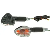 Indikator Blinker Set M10 Carbon-Look Doozy klar, lang VC20109 Indikator Blinker Set M10 Carbon-Look Doozy klar, lang VC20109