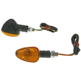 Indikator Blinker Set M10 schwarz Doozy orange, kurz VC20112