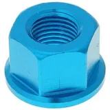 front wheel lock / axle nut aluminum blue anodized M12x1.75 VC21204