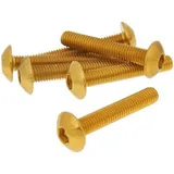 Bolzen Schraubensatz 6 Stück Verkleidung gold - M5x30 VC21235