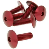 Bolzen Schraubensatz 6 Stück Verkleidung rot - M6x20 VC21242