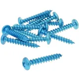 Bolzen Schraubensatz 12 Stück Verkleidung blau - 5x30 VC21253