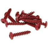 Bolzen Schraubensatz 12 Stück Verkleidung rot - 6x30 VC21266
