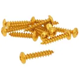 Bolzen Schraubensatz 12 Stück Verkleidung gold - 6x30 VC21267