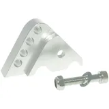 shock extender CNC 4-hole adjustable mounting - silver for Minarelli horizontal VC21332
