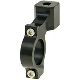 mirror mounting clamp aluminum M8 left-hand thread for 22mm handlebars - black VC24875 mirror mounting clamp aluminum M8 left-hand thread for 22mm handlebars - black VC24875