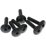fairing screws hex socket head - anodized aluminum black - set of 6 pcs - M6x30 VC32419 fairing screws hex socket head - anodized aluminum black - set of 6 pcs - M6x30 VC32419