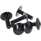 fairing screws hex socket head - anodized aluminum black - set of 6 pcs - M6x20 VC39469
