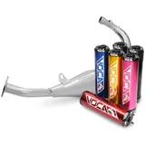 Auspuff Voca Chrom 50/70ccm für Minarelli AM6 VCR-RD15188