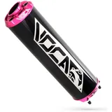 Rear silencer VOCA aluminum black - CNC end cap pink VCR-RD30400/BKPI Rear silencer VOCA aluminum black - CNC end cap pink VCR-RD30400/BKPI