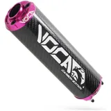 Endschalldämpfer VOCA Carbon - CNC Endkappe pink VCR-RD30400/CAPI