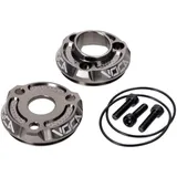 Endschalldämpfer-Endkappe Voca Racing grau VCR-RD304CNC/AL