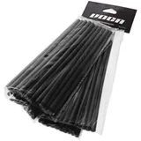 Speichencover Set VOCA 215mm vorn, 190mm hinten - je 38 Stück - schwarz VCR-SD200/BK