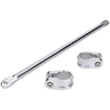 Lenkerklemme mit Lenkerstrebe VOCA Racing CNC silber VCR-SD900.RBK/AL